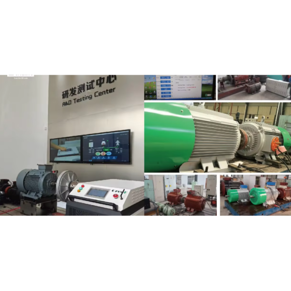 Cast Iron Shell 3 Phase AC Permanent Magnet Generator with 500W-5000kW Power Range