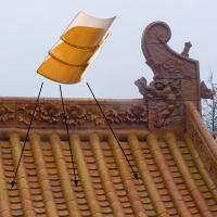 Tuiles de toit en céramique de style chinois pour le temple asiatique