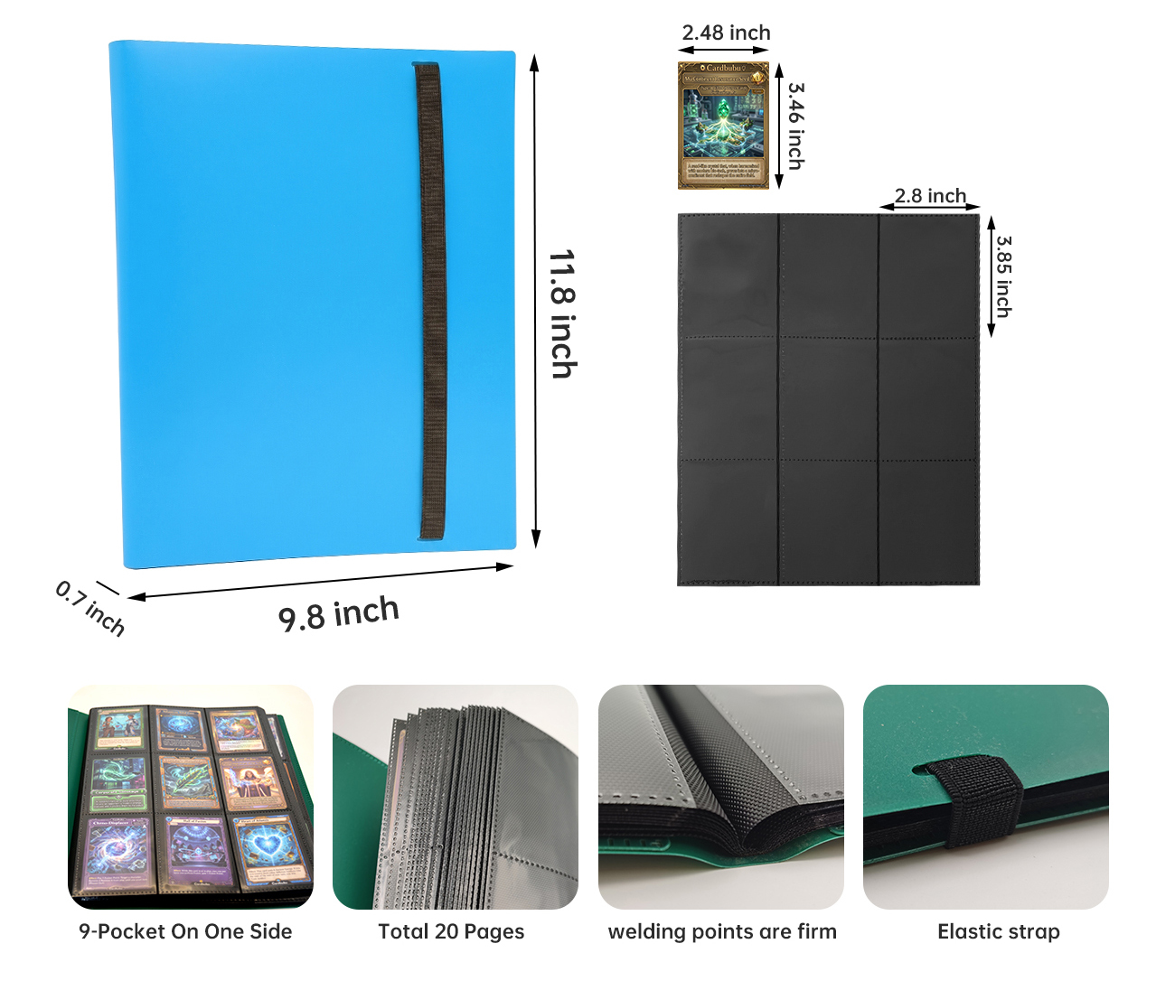 Custom 9 Pocket Trading Card Binder Factory for Global Wholesale Buyers YuGiOh