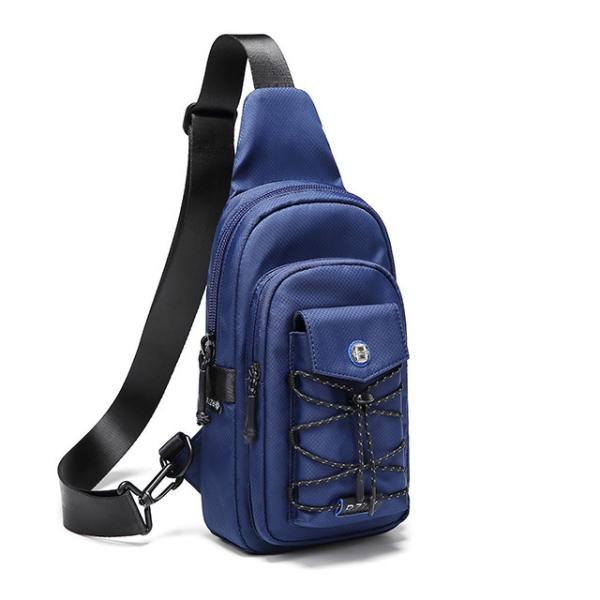 ODM OEM Oxford Textile Sports Crossbody Chest Sling Bags 18*9*28cm