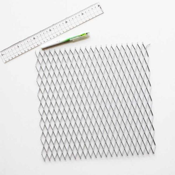 Anode Anodizing Metal Mesh Ceiling Tiles Various Size More Efficient Heating And