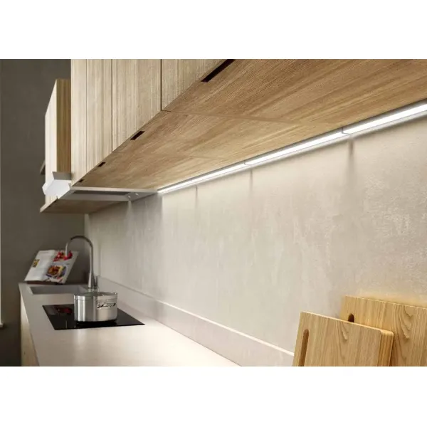 6063 T3-T8 Aluminum Alloy Surface Mounted LED Profile with Anodized Finish and Customized Length for Office Lighting