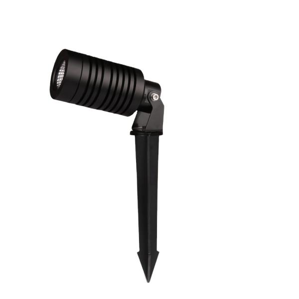 LED Outdoor Spotlights IP65 14W COB LED DIA63MM 2700K Warm White With Spike Stand