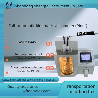 O viscometer ASTMD445 kinematic totalmente automático (Pinot) automaticamente detecta e produz os resultados SH112C