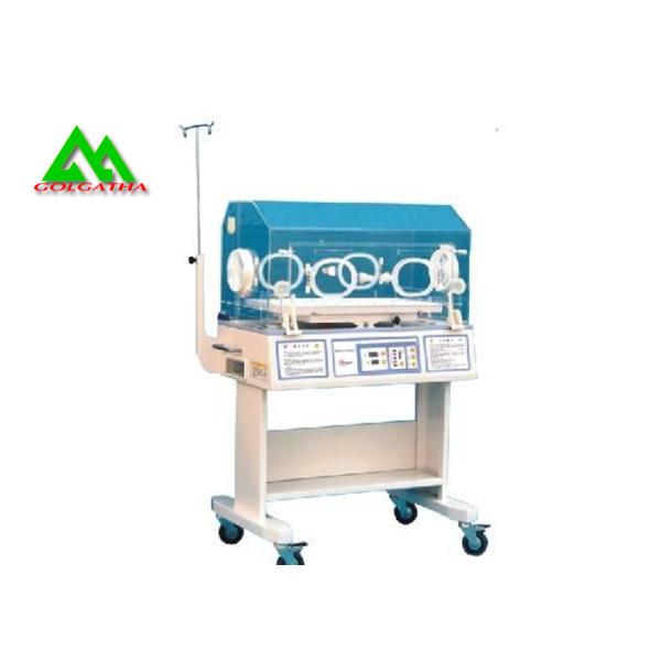 Hospital Newborn Infant Incubator With Wheels , Neonatal Transport Incubator
