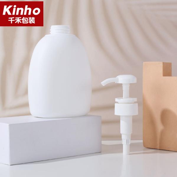 1000ml Cosmetic Lotion Bottle 500ml Boston Round HDPE Body Wash Soap