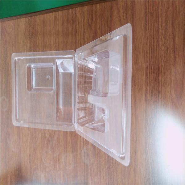 Customerized clear PET / PVC / APET / GAG / APEG  blister clamshell packaging with hanging holes for 280ml baby's bottle