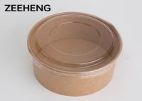 Cuvettes compostables de papier de 100% emballage, cuvettes de papier jetables de grande taille