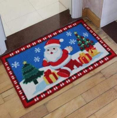 Happy Christmas Anti Slip Bath Floor Mat In Nylon Material, Best Gift For Kids,Size 40*60CM