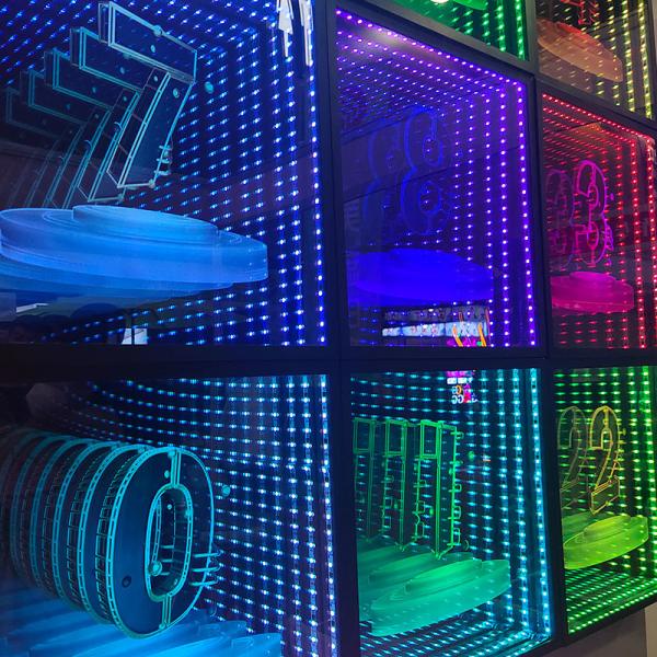 Wedding Stage Dance Floor Led Panel Infinity 3D Tunnel Mirror Led Light Dance Floor Led Tunnel Infinity Illusion Mirror Infinity