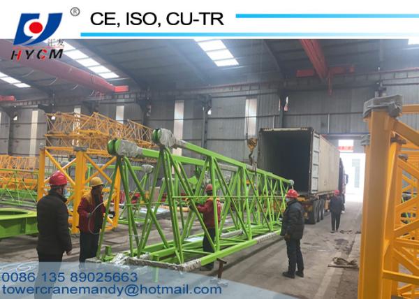 380V/60hz Power Supply 1600*1600*2500mm Mast Top Slewing Crane PT5210 Topless Tower Cranes