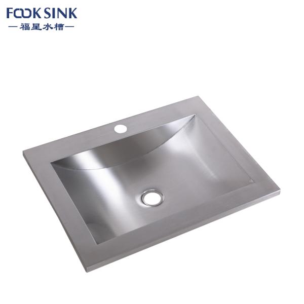 Роскошная пожизненная гарантия раковины ванной комнаты с финишем сатинировки товарного сорта