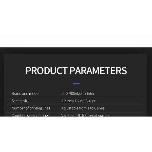 Affordable Handheld Inkjet Printer with White Ink Colors and 4-25.4mm Printing Height
