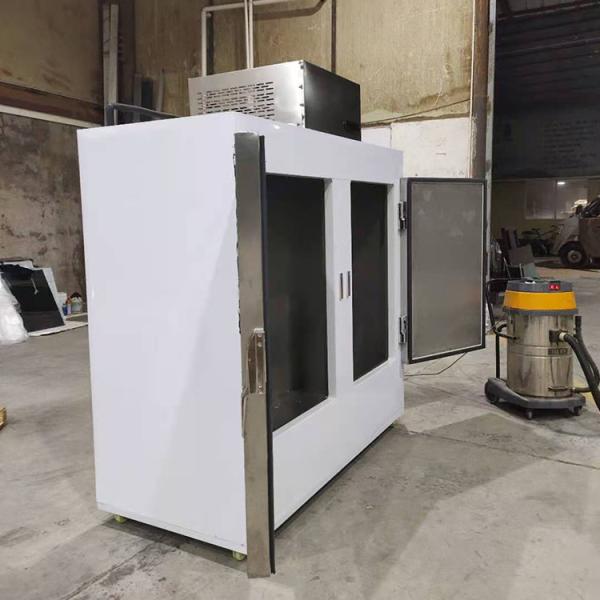 Digital  650L 2 Doors Ice Storage Bin -10℃ Direct Cooling