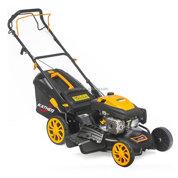 Petrol Gas Lawn Mower 21in 5.5hp 190cc Handle Landscaping Shrub Cutter Grass Box 65L