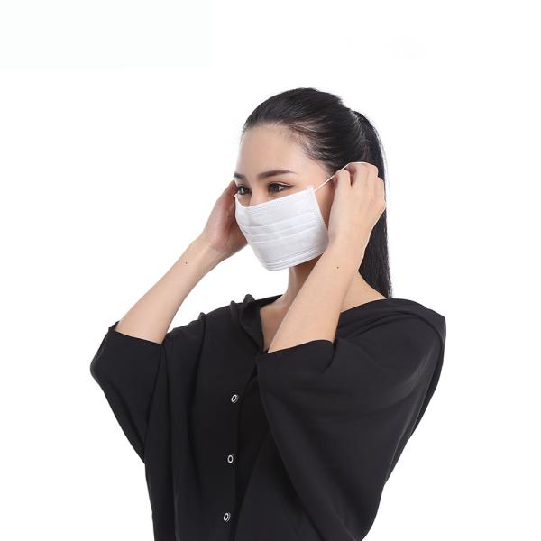白い色3層使い捨て可能なマスクのセリウムのFDA ISO13485の証明