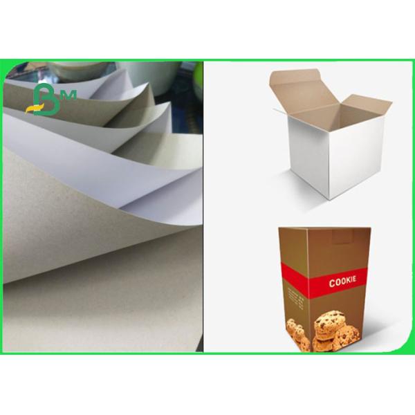chromo duplex cardboard Waster Paper Pulp Recycled Coated Chromo Duplex Cardboard White / Grey