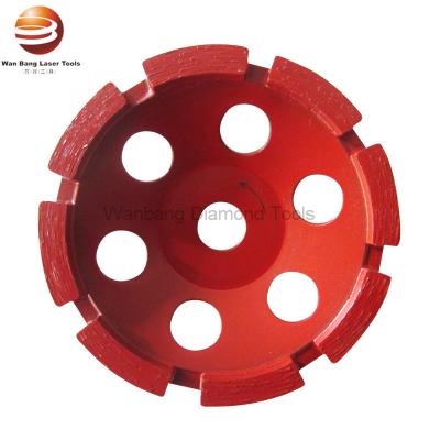 Fileira Diamond Cup Wheel da cor 4inch 7inch do OEM única