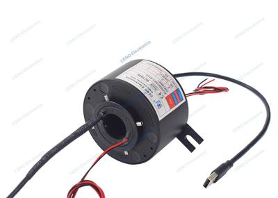 USB 2.0 Signal Slip Ring With Through Bore 25mm For Motion Simulator