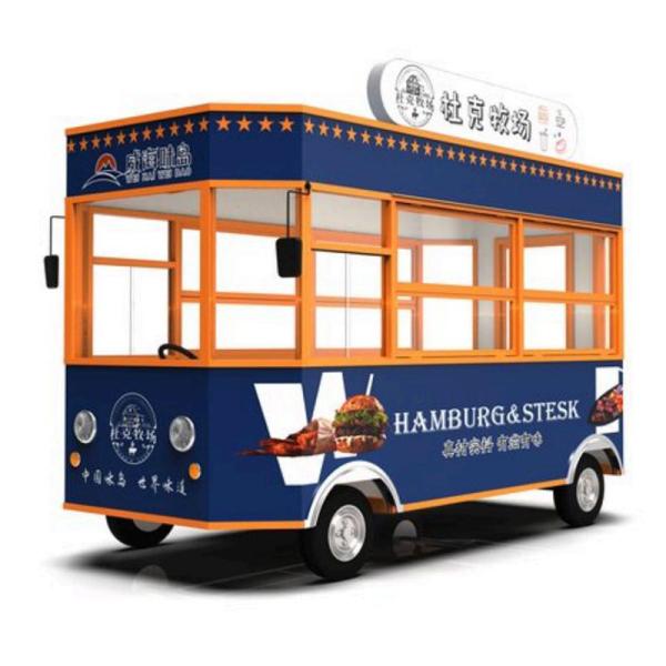 Food Trucks Electric Mobile Food Cart Hotels
