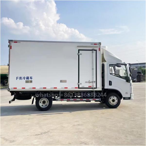 Shangqi   4*2 Single Row Wide Cab  Van Refrigerator Truck   Cold Storage Truck  Refrigerated Truck