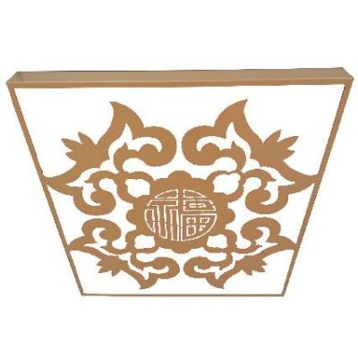Panneau de revêtement murale en aluminium revêtu de PVDF durable avec motifs gravés