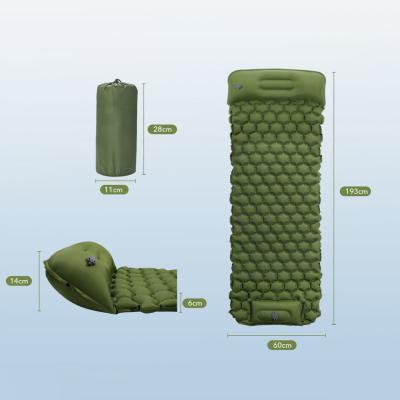 TPU 1.5kg Camping Single Self Inflating Mattress Lightest Backpacking Sleeping Pad