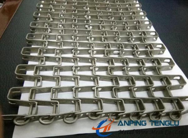 Stainless Steel Horseshoe Mesh Conveyor Belt, for Heavy Goods Conveyor