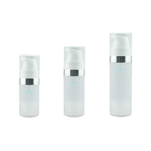 Botella airless de PP de 5 ml, 10 ml y 15 ml para sérums y aceites faciales