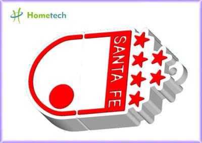 La commande en gros de stylo du lecteur 32GGB USB d'instantané d'USB de bande dessinée, LOGO de SANTA FE a adapté la commande aux besoins du client d'instantané d'USB