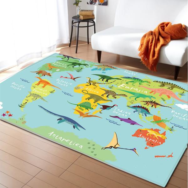 Animal New Cartoon Large Carpet Source Wholesale Feather ins Style Bedroom Floor Mats
