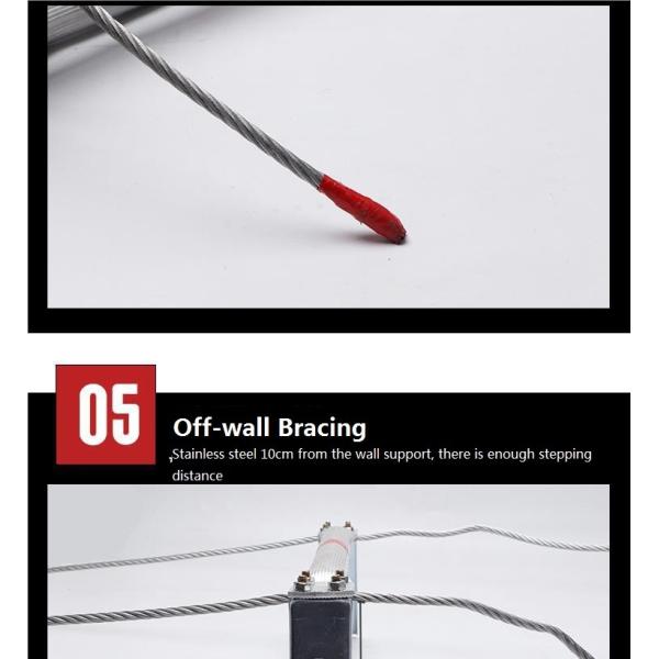 Пожарная лестница Бытовая эскапация Пожарная спасательная лестница Шнуровая лестница Лестница подъемная лестница инженерная висячая лестница