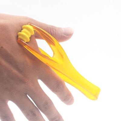 Finger Joint Handheld Body Massager Cambered Roller Design Promote Blood Circulation