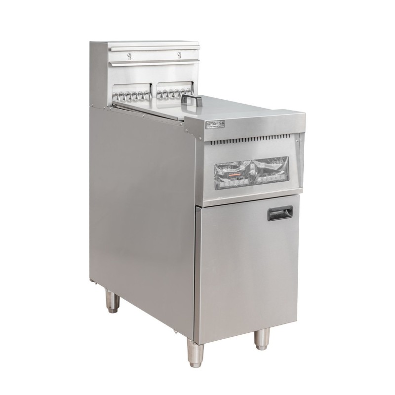 (EF-9C2) Dual Cylinder Electric Floor Deep Fryer 9kW Digital Memory 28L Oil Saving CE