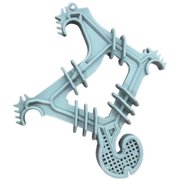 Aplicar el cable Diámetro 3-8 mm Clampada de tensión de fibra con ganchos del hipocampo Clampada de alambre en negro