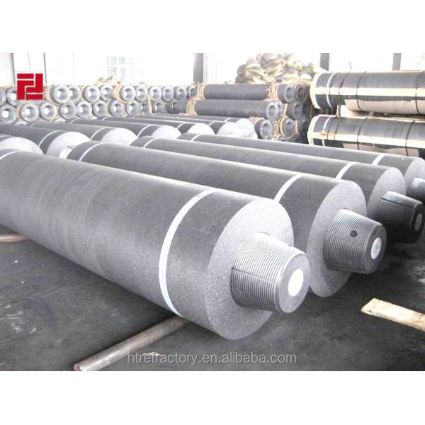 Огнеупорные материалы Черный графитовый электрод для электрических дуговых печей