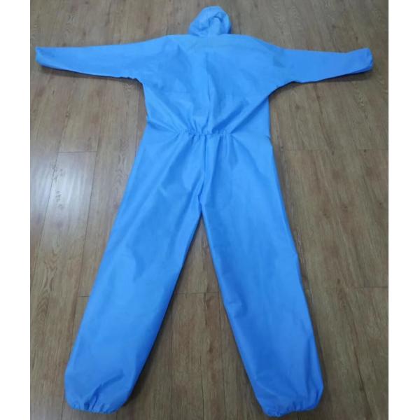 Safety Unisex Disposable Protective Suit Fluid Resistant Multi Color Available