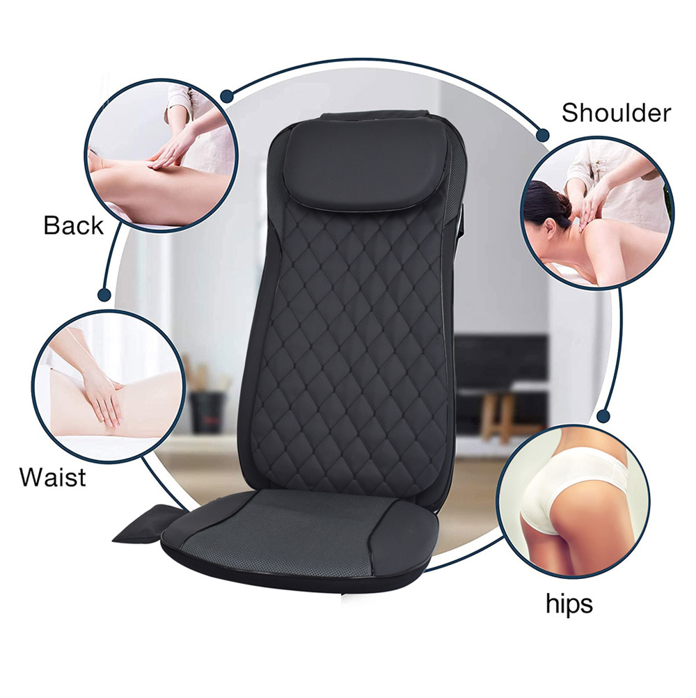 High Quality Electric Shiatsu Back Vibration Massage Cushion with Heat and Cool