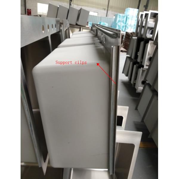 Hand Made Top Mount Stainless Steel Kitchen Sink Easy Installation / Stainless Steel Laundry Sink