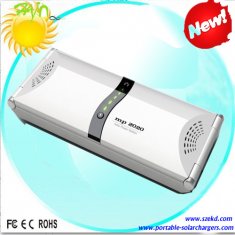 Portable High Capacity Solar Charger Wiht Feed Indicator And ABS Shell For Laptop, Mobile