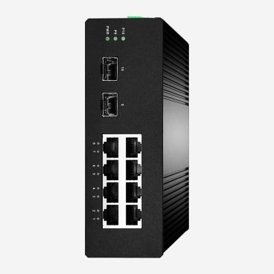 Interruptor industrial de STP RSTP Gigabit Ethernet interruptor IEEE802.3 Af/At de um ponto de entrada de 2 gigabits