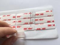 El doble de acrílico de encargo de papel de la prenda impermeable que cortaba con tintas 55236 echó a un lado grueso de la cinta 0.12m m