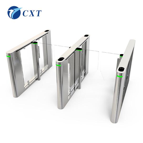 Intelligent Hotel Stainless Steel Turnstiles Glass Turnstile Gate 114b
