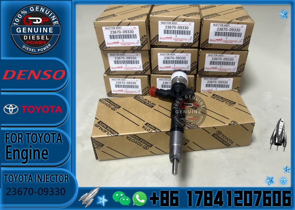 New Injection Valve NEW Common Rail Diesel Fuel Injector 095000-8220 OE.23670-09330 OE.23670-0L170for Toyota 2KD-FTV&1GD-FTV