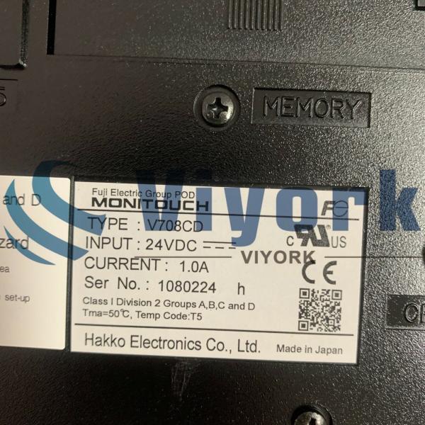 FUJI V708CD Analog Resistive Touchscreen 7.7 VGA STN 128 Color 24VDC NEW
