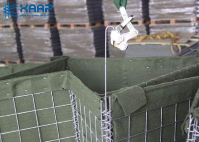 Malha soldada Gabion do recipiente, parede à prova de explosões da malha da cesta de Gabion