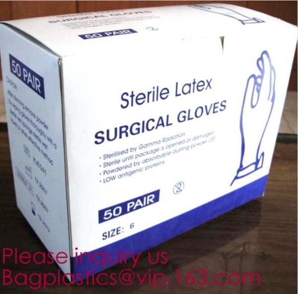 Surgical Gloves, Medical Examination Latex Gloves| 5 Mil Thick, Powder-Free, Sterile, Heavy Duty Exam Gloves
