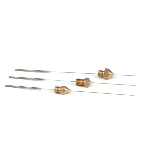 0.25mm 0.3mm 3D Printer Nozzle Cleaning Kit Stainless Steel Needle