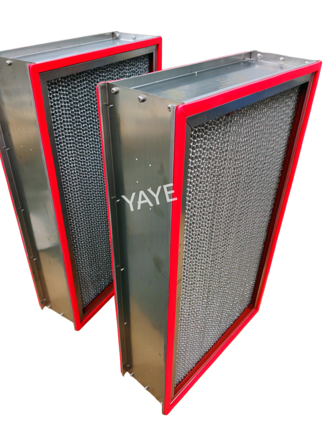 Glass Fiber temperature Resistant Air Filter Built to Withstand Harsh Thermal Conditions While Maintaining Air Standards