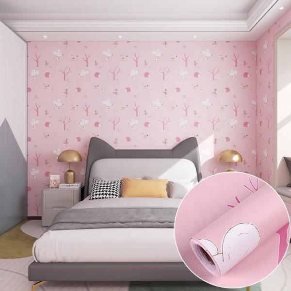 1.6kg/Roll Carton Style Decorative Wallpaper Water Proof PVC Film Wallpaper Modern Design Style